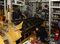 The ship's engine failure. SOFeX. Feb. 2002