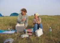 Steppe Lakes Expedition. Siberia. Sept. 2008