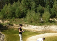Experiment at Cep sand pit. Czech Republic. Sept. 2008