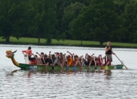 Dragon boat training. Summer 2010